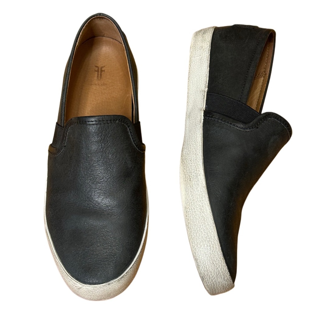 Frye Dylan Slip On Leather Sneaker